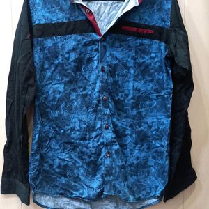 Blue Party Wear Shirt (Men)