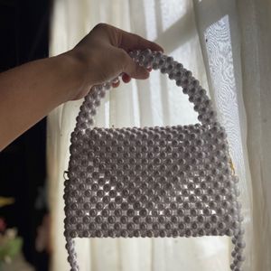 THD Pearl Beaded Handmade Bag