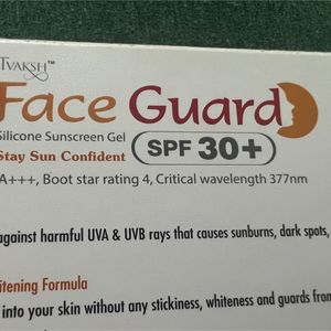 Tvaksh Face Guard Silicone Sunscreen Gel