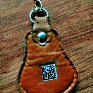 Used Scooty Leather Keychain