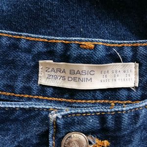 Zara Basic Straight High Waisted Pants.