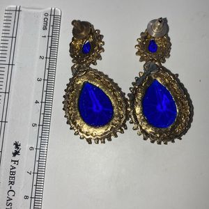 blue stone Earrings