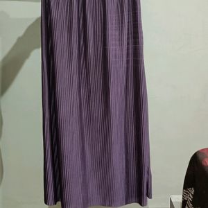 Women Satin Maxi Skirt