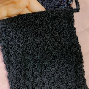 Hand-knitted Mobile Sling Bag ✨