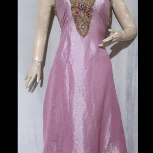 Bust 30 Beautiful Front And Neck Work Kurti