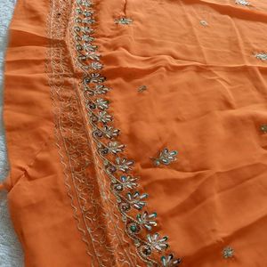 Unstiched Lahenga Choli Fabric With Dupatta