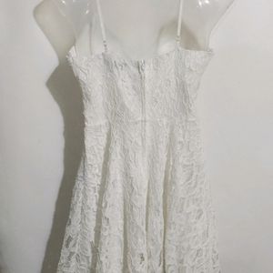 BEAUTIFUL WHITE NET FROCK