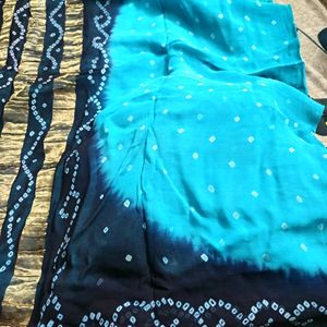 Blue colour saree