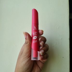 Korean Pink(waterproof) Matte Lipstick With Heart