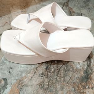 White Platform Sandal