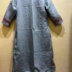 Berrylicious Pista Green Kurta Set Size XL