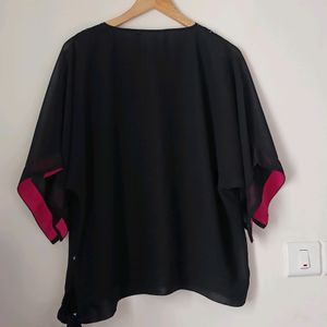 Black V Neck Top (Women)