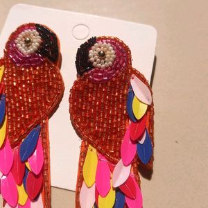 parrot earrings