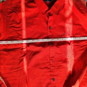 Rust Orange Casual Shirt