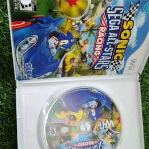 Nintendo Wii Sonic Sega All Stars Racing