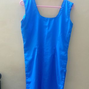 Chikandari Royal Blue Kurti