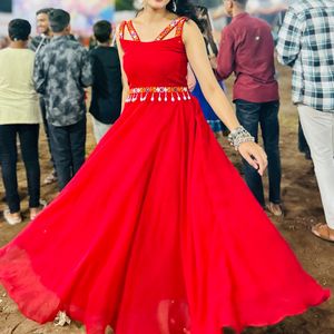 Navratri Special Red Dress