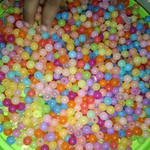 Multi Colour Round Shape Beads