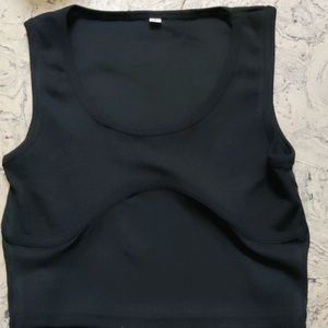 Sexy Black Crop Top In Size Xs-S