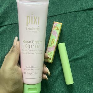 Combo PIXI Rose Cream Cleanse & +Rose Lip Balm