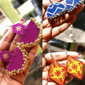 Combo Fabric Earrings