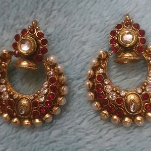 Alloy Minakari  Earings