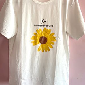 Sunflower White Shirt For Women