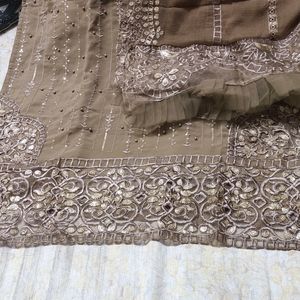 Four Side Dupatta Cut work Designer Suit