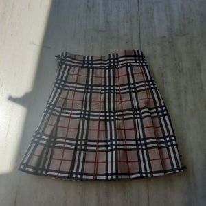 Hight Waist Plaid Skirt