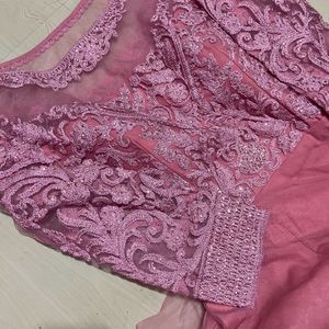 Pink Ethnic Wedding Guest Gown