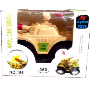 Tumbling Army Tank-Battery Operated