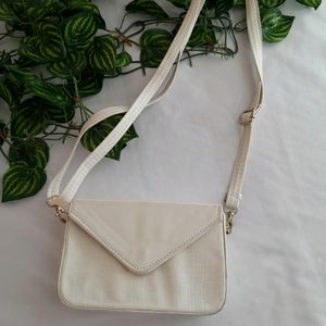 White Classy Sling Bag (Women's)