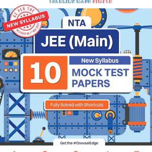 Oswaal NTA JEE (Main) 10 Mock Test Papers Book.