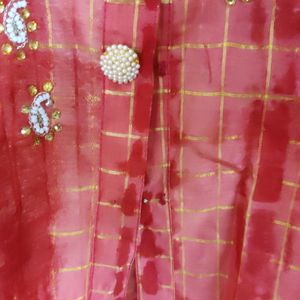 Chanderi Slit Kurti