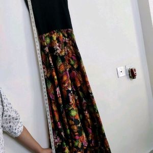 Multicolored Partywear Gown