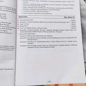 Physical Education Book For Class 12th