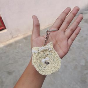 Bear Chochet Keychain