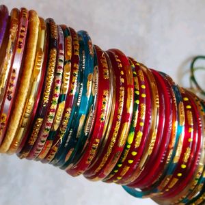 100 Multicolored Bangles