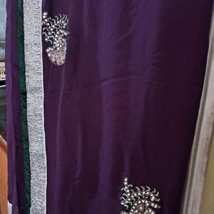 stone work saree