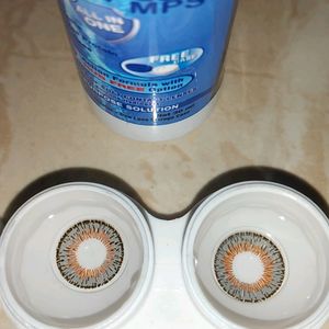 Grey Lens With Multi Purpose Solution