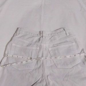 Off White Straight Jeans