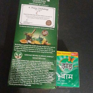 *NEW* Kesh King Oil With Free Jhandu Balm