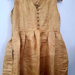 Gold Color Dress For Women