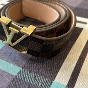 LV Brown Golden Belt