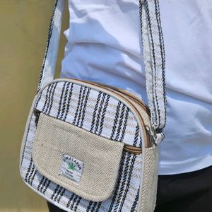 Organic Hemp Sling Bag