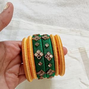 Haldi & Mehndi Desiger Bangles Set