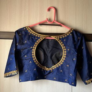 Silk Hand Embroidery Blouse