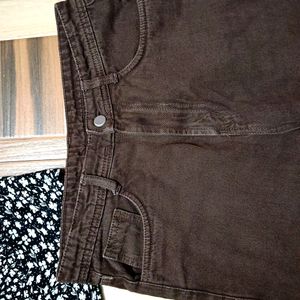 Trendy Brown Loose Fit Jeans