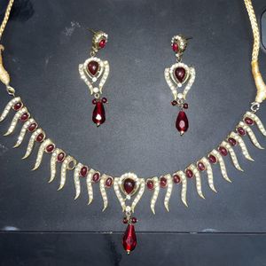 Necklace Set With Earrings