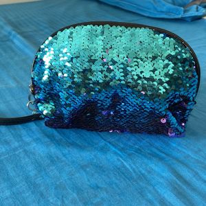 Sequin Made Multicolour Clutch